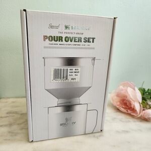 STANLEY The Camp Pour Over Set White New In Box Coffee‎ Brewer Stainless Steel